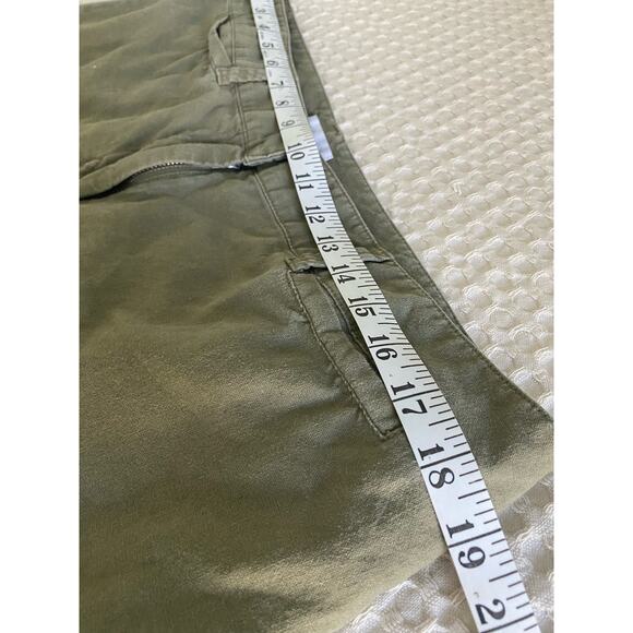 New York & Co Green Linen‎ Wide Leg Chino Pants Sz 14 - Picture 6 of 12